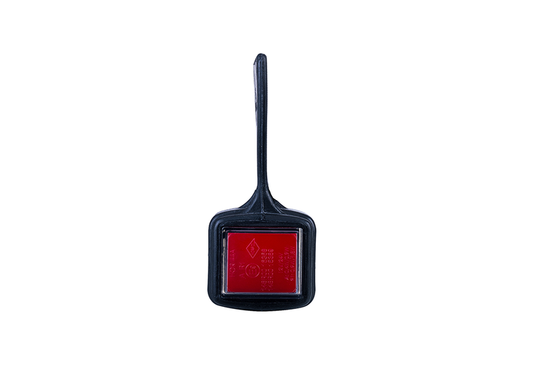 LED breedtelamp rechts rood-wit 12-24v 25cm kabel-MB-4902RW-5