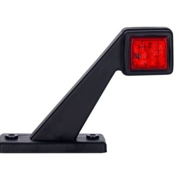 LED breedtelamp rechts rood-wit 12-24v 50cm kabel | MB-4662RW-MB-4662RW