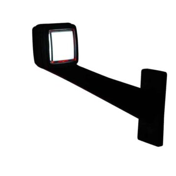 LED breedtelamp rechts rood-wit 12-24v 50cm kabel-MB-4992RW