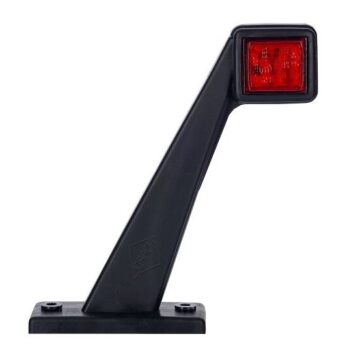 LED breedtelamp rechts rood-wit-amber 12-24v 50cm kabel | MB-4692RW-MB-4692RW