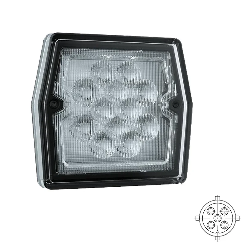 LED compact achteruitrijlicht | 12v | 5-PIN bajonet | VR-2230B5-VR-2230B5