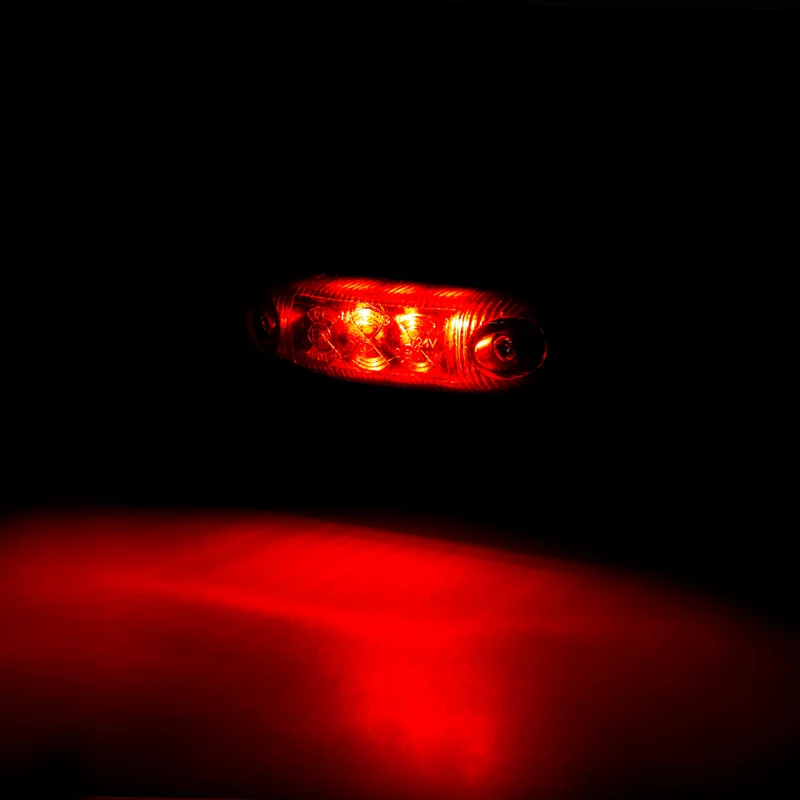 LED dark markeringslicht red 12-24v 50cm kabel-MV-4090DR-3