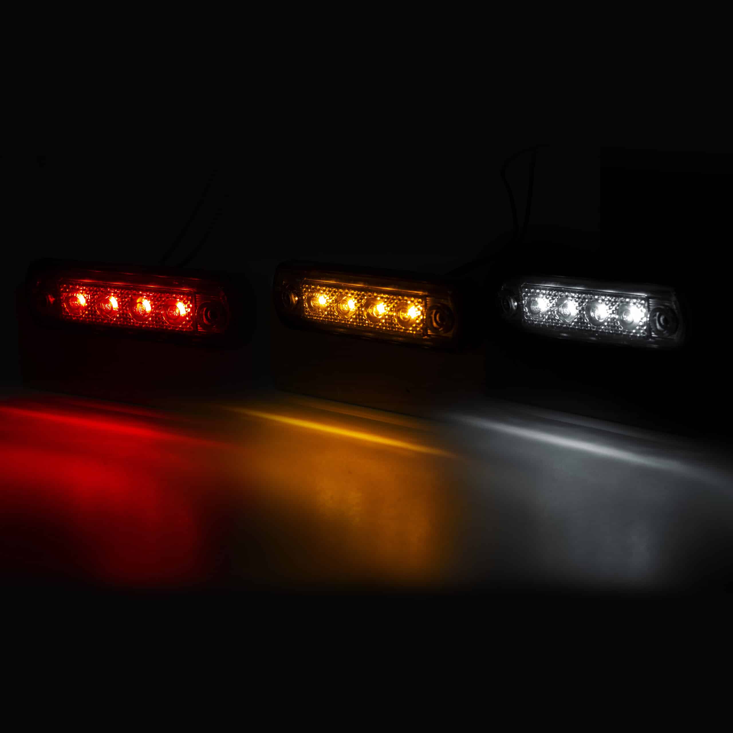 LED dark markeringslicht wit 12-24v 50cm kabel-MV-5200DW-4