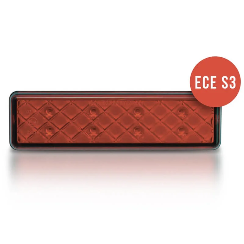LED derde remlicht slimline | 12-24v | 0
