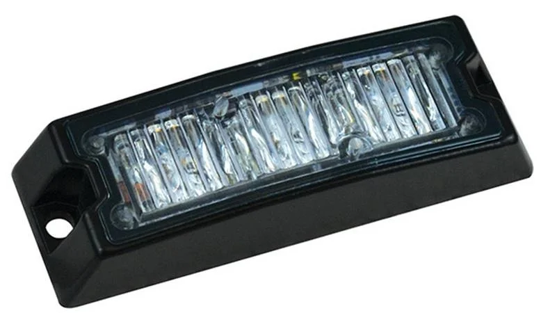 LED flitser 3 LED's | R65 | slimline | amber | 10-30v | SLED3DVAR65-SLED3DVAR65