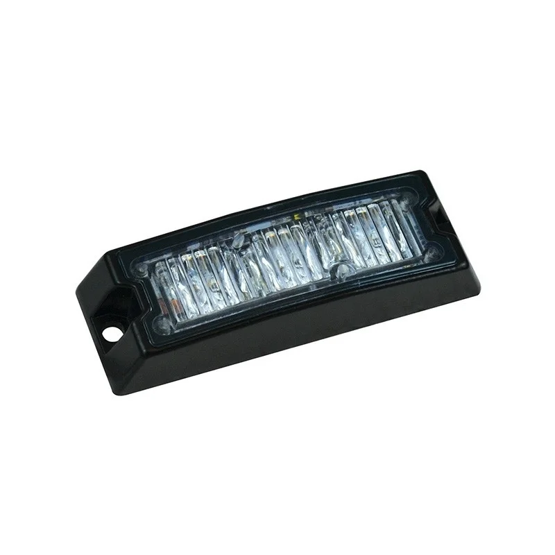 LED flitser 3 LED's | Slimline | R65 | Blauw | 10-30v | SLED3DVBR65-SLED3DVBR65
