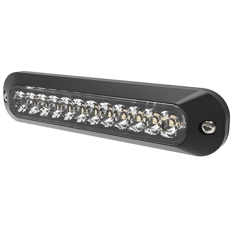 LED flitser | R65 | amber | wit (split) 8-LED | 12-24v | ED3755AC-ED3755AC