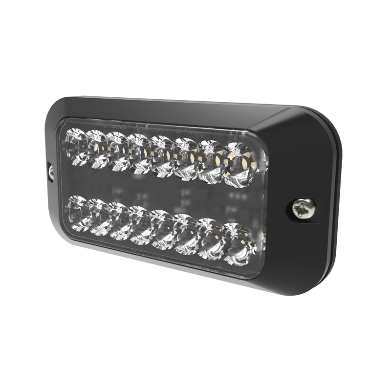 LED flitser | R65 | amber + wit (split) 8-LED | 12-24v | ED3789AC-ED3789AC