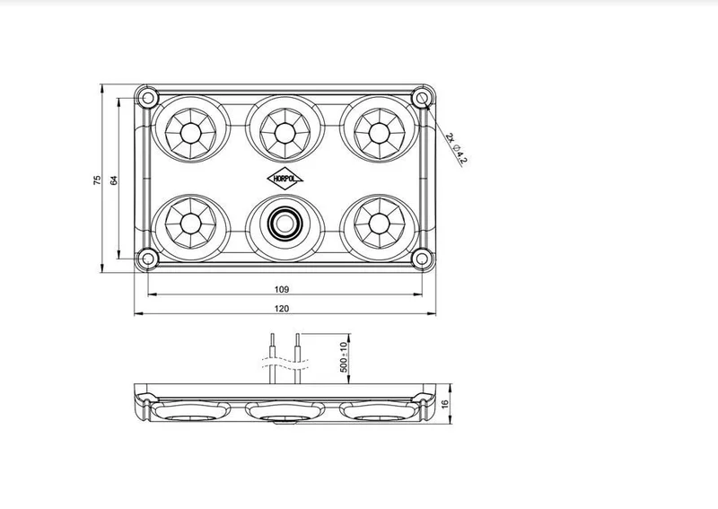 LED interieurlamp - Touch - 900lm - 5000K - 12-24v - IP65 | BTS-1500W-BTS-1500W-5