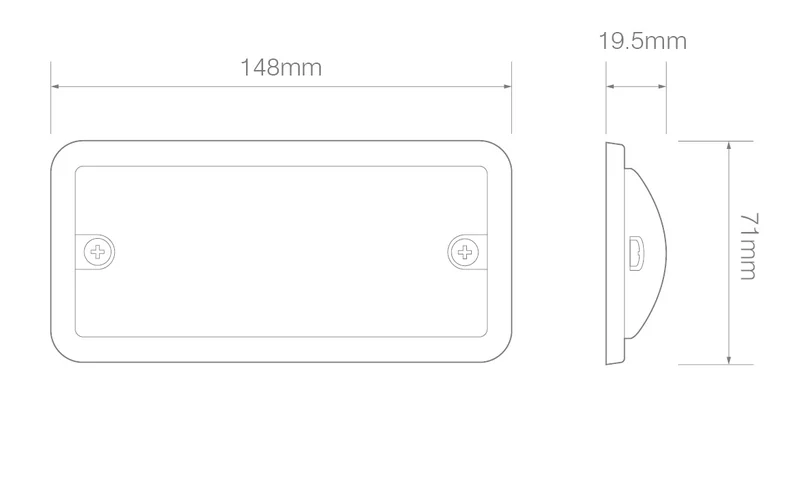 LED interieurverlichting | grijs | 12v | koud wit licht | 148GW12-148GW12-3