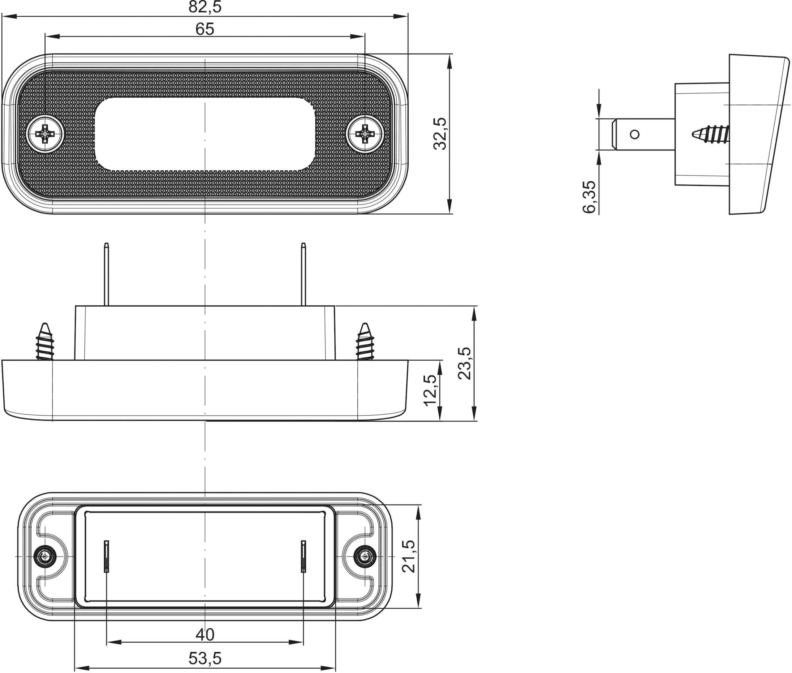 LED kentekenlamp inbouw 12-24v | MK-1700-MK-1700-6