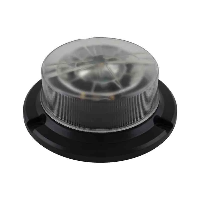 LED low base zwaailamp amber transparant | 3-bouts | 12-24v | R65 | LPBR65C-LPBR65C