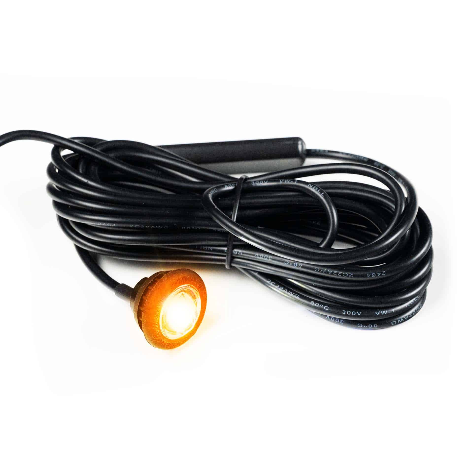 LED markeerlicht amber 12-24v 500cm kabel-MV-4500A-5M