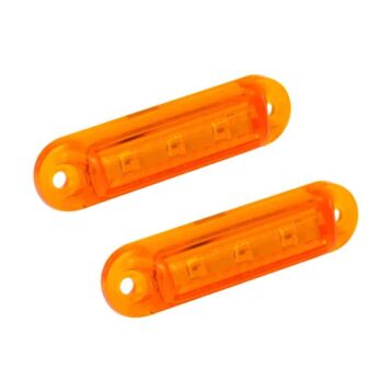 LED markeerlicht amber 12v (set van 2)-16A24-2