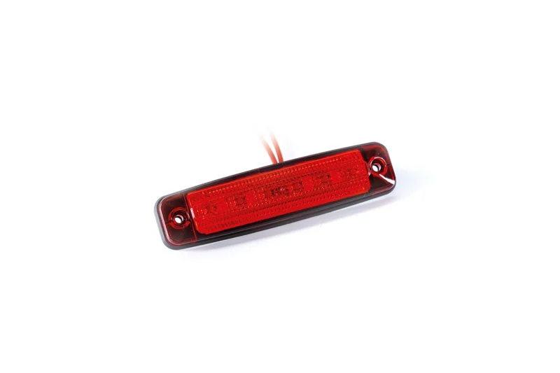 LED markeerlicht rood 12-24v 15cm. kabel-MV-2500R