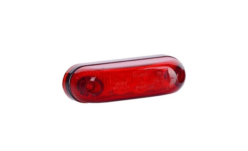 LED markeringslicht Rood | 12-24v | 50cm. kabel | MV-4000R-MV-4000R