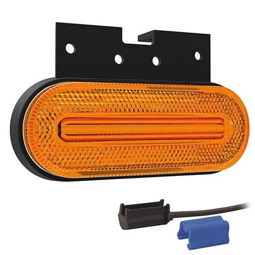 LED markeringslicht amber | 12-24v | 0