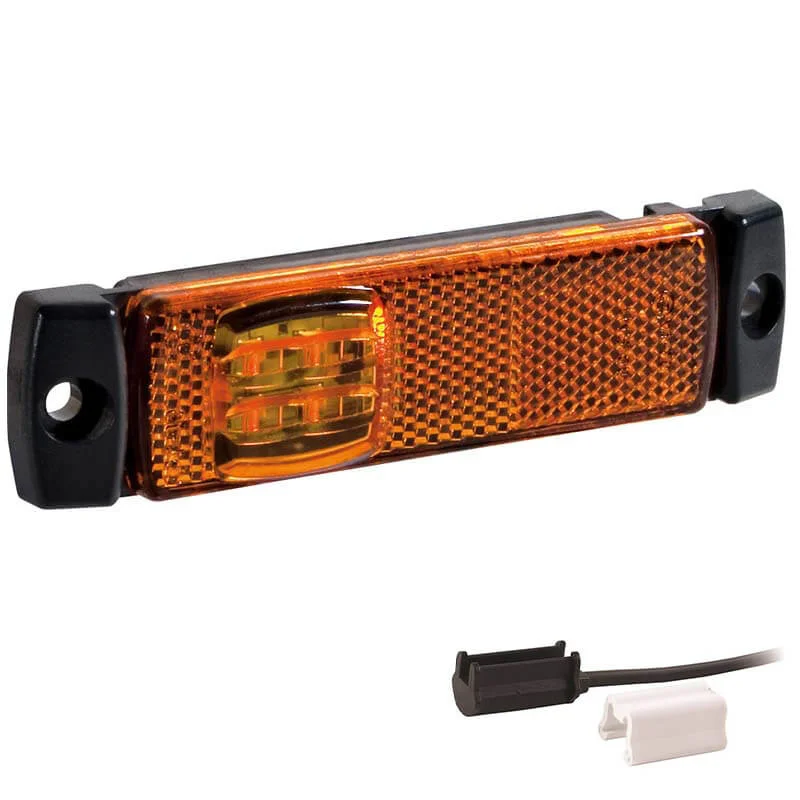 LED markeringslicht amber | 12-24v | 1