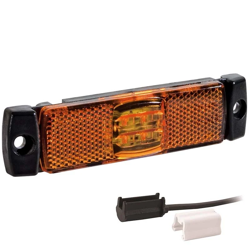 LED markeringslicht amber | 12-24v | 1