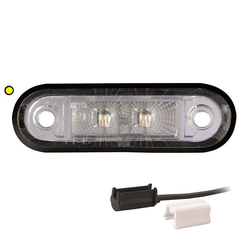 LED markeringslicht amber | 12-24v | 1