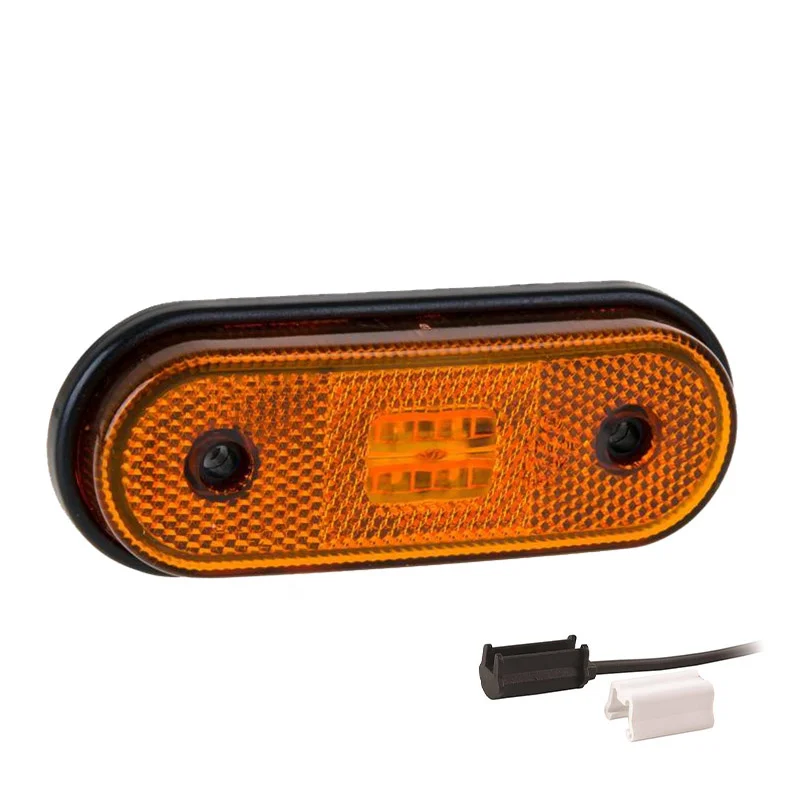 LED markeringslicht amber | 12-24v | 1