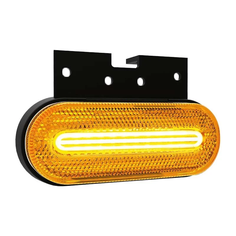 LED markeringslicht amber | 12-24v | 50cm. kabel | M10MV-750A-M10MV-750A-3