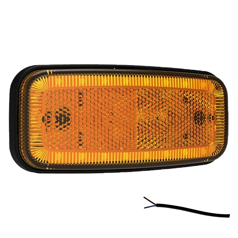 LED markeringslicht amber | 12-24v | 50cm. kabel | MV-1200A-MV-1200A-2