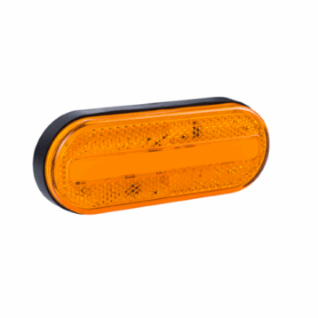 LED markeringslicht amber | 12-24v | 50cm. kabel | MV-5000A-MV-5000A