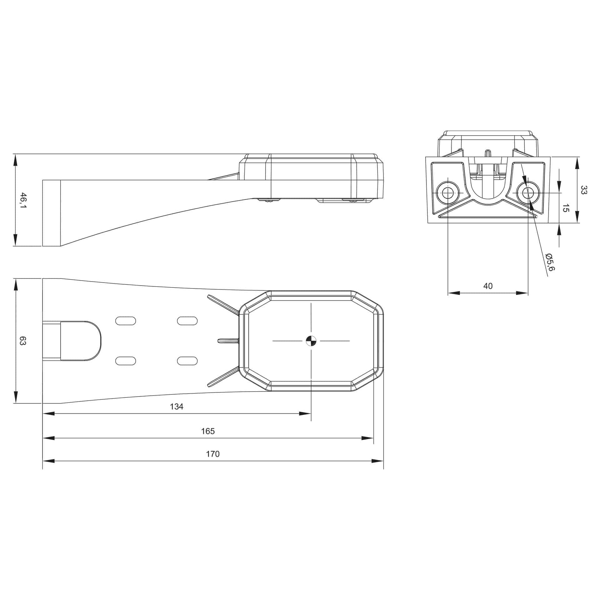 LED markeringslicht amber | 12-24v | schuif connector | MV-5790A-MV-5790A-4