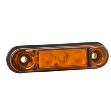 LED markeringslicht amber met beugel | 12-24v | 50cm. kabel | MV-4300A-MV-4300A
