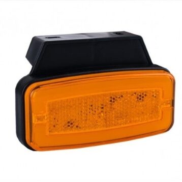 LED markeringslicht amber met beugel | 12-24v | 50cm. kabel | MV-4950A-MV-4950A