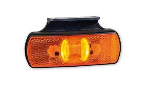 LED markeringslicht neon amber met beugel | 12-24v | 50cm. kabel | MV-3350A-MV-3350A