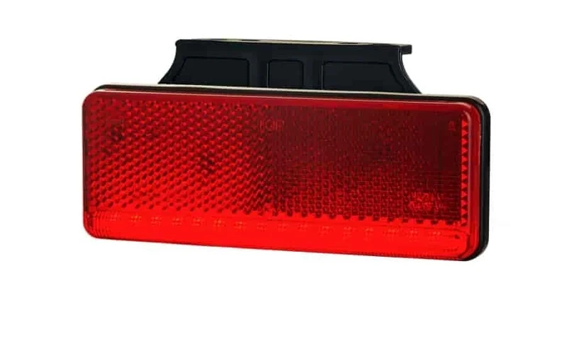 LED markeringslicht neon rood met beugel | 12-24v | 50cm. kabel | MV-3250HR-MV-3250HR-2