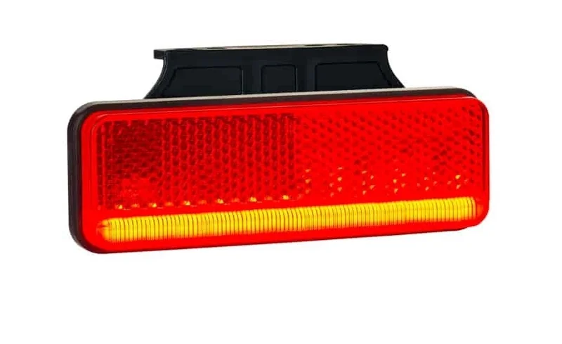 LED markeringslicht neon rood met beugel | 12-24v | 50cm. kabel | MV-3250R-MV-3250R