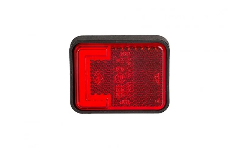 LED markeringslicht neon rood met beugel | 12-24v | 50cm. kabel | MV-3500R-MV-3500R