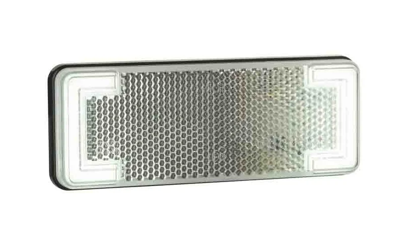 LED markeringslicht neon wit | 12-24v | 50cm. kabel | MV-3100W-MV-3100W