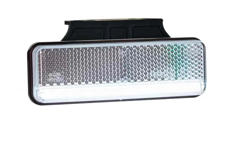 LED markeringslicht neon wit met beugel | 12-24v | 50cm. kabel | MV-3250W-MV-3250W