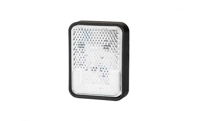 LED markeringslicht neon wit met beugel | 12-24v | 50cm. kabel | MV-3500W-MV-3500W-3