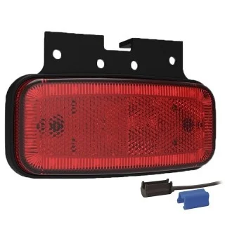 LED markeringslicht rood | 12-24v | 0