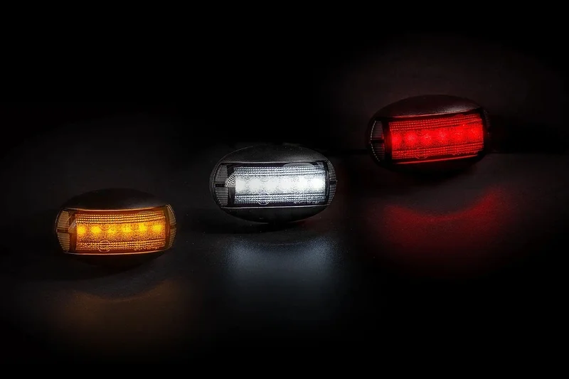 LED markeringslicht rood 12-24v 15cm kabel | MV-6700R-MV-6700R-6