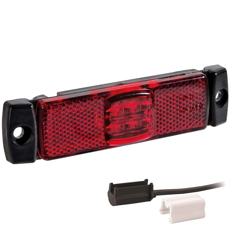 LED markeringslicht rood | 12-24v | 1