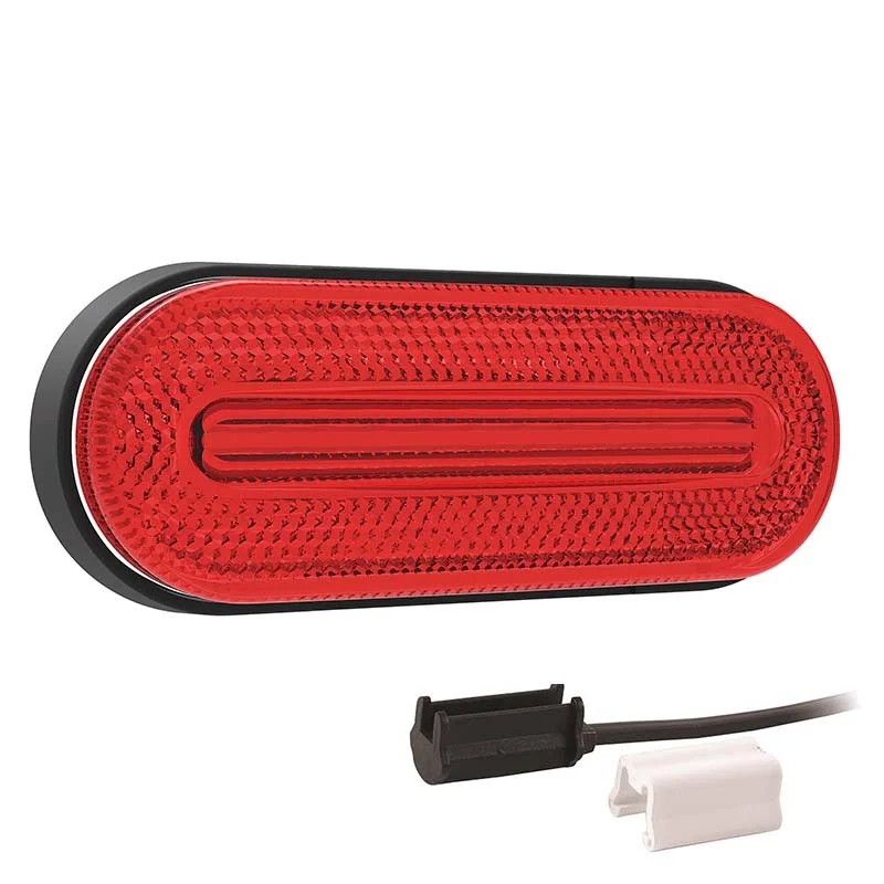 LED markeringslicht rood | 12-24v | 1