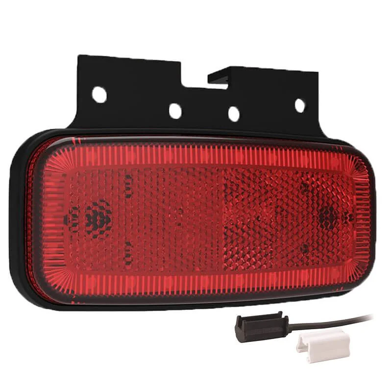 LED markeringslicht rood | 12-24v | 1
