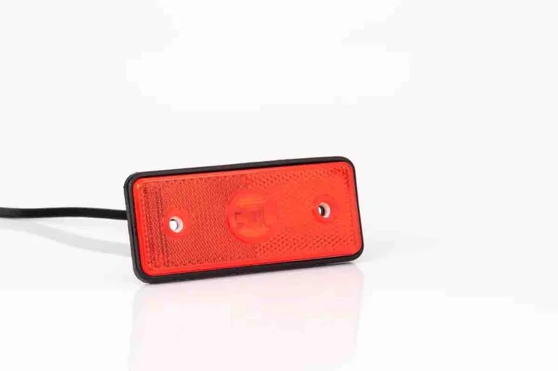 LED markeringslicht rood | 12-24v | 50cm. kabel | 0