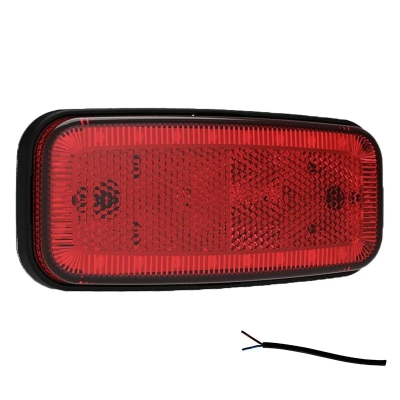 LED markeringslicht rood | 12-24v | 50cm. kabel | MV-1200R-MV-1200R