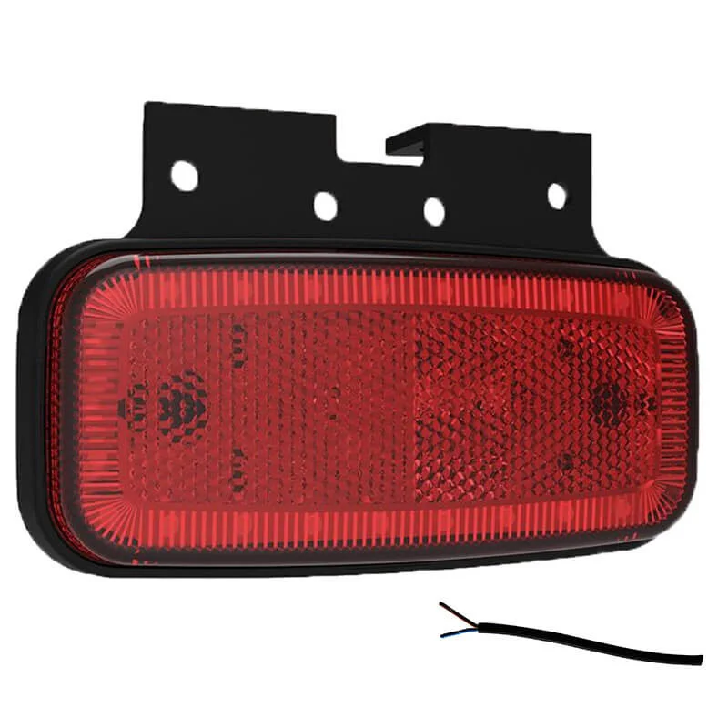 LED markeringslicht rood | 12-24v | 50cm. kabel | MV-1250R-MV-1250R-2