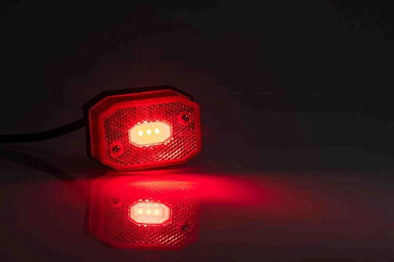 LED markeringslicht rood | 12-24v | 50cm. kabel | MV-2700R-MV-2700R-3