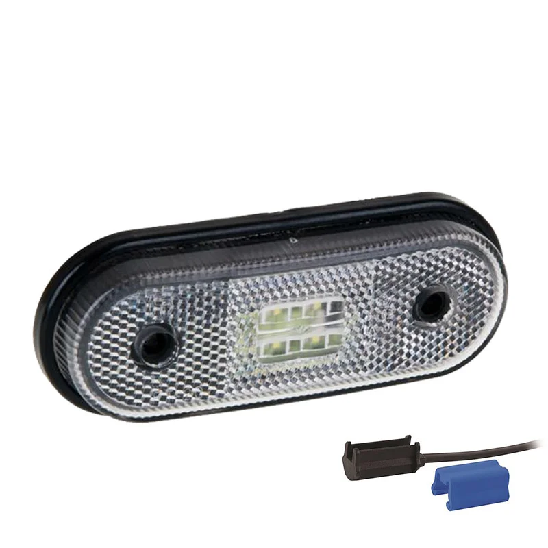 LED markeringslicht wit | 12-24v | 0