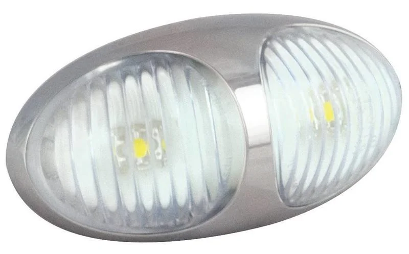 LED markeringslicht wit | 12-24v | 10cm. kabel | 37CWM2P-37CWM2P