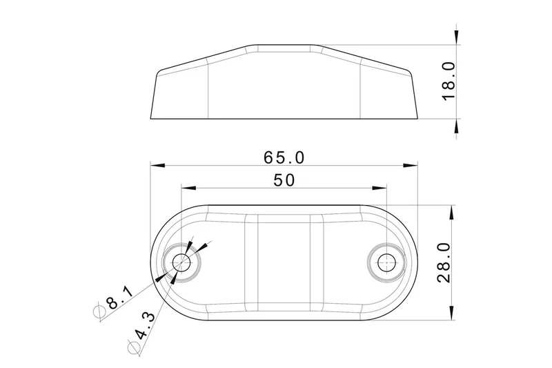 LED markeringslicht wit 12-24v 15cm kabel | MV-6200W-MV-6200W-5